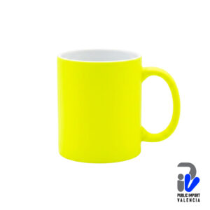Taza Neón 11 Onzas Amarillo AAA Sublimable