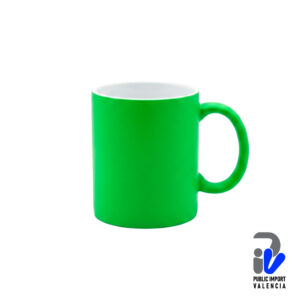 Taza Neón 11 Onzas Verde AAA Sublimable