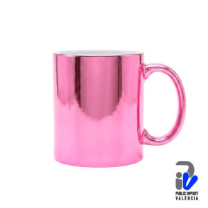 Taza Tipo Espejo 11 Onzas Rosa AAA Sublimable