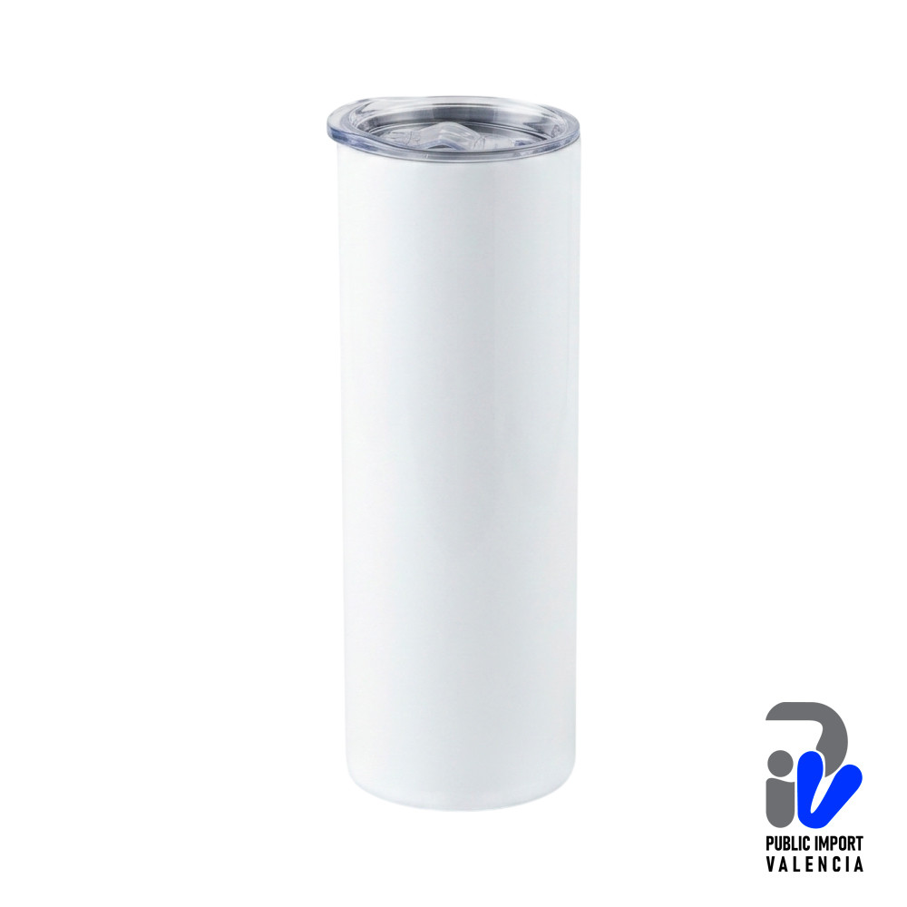 Vaso Skinny Blanco 600ml Color Make