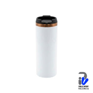 Vaso de Acero Inoxidable para Sublimación 400 ml Tipo Starbucks / Contigo