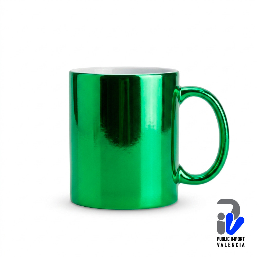 Taza Tipo Espejo 11 Verde AAA Sublimable