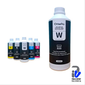 Tinta DTF Textil 1 Litro OtterPro Blanco/White