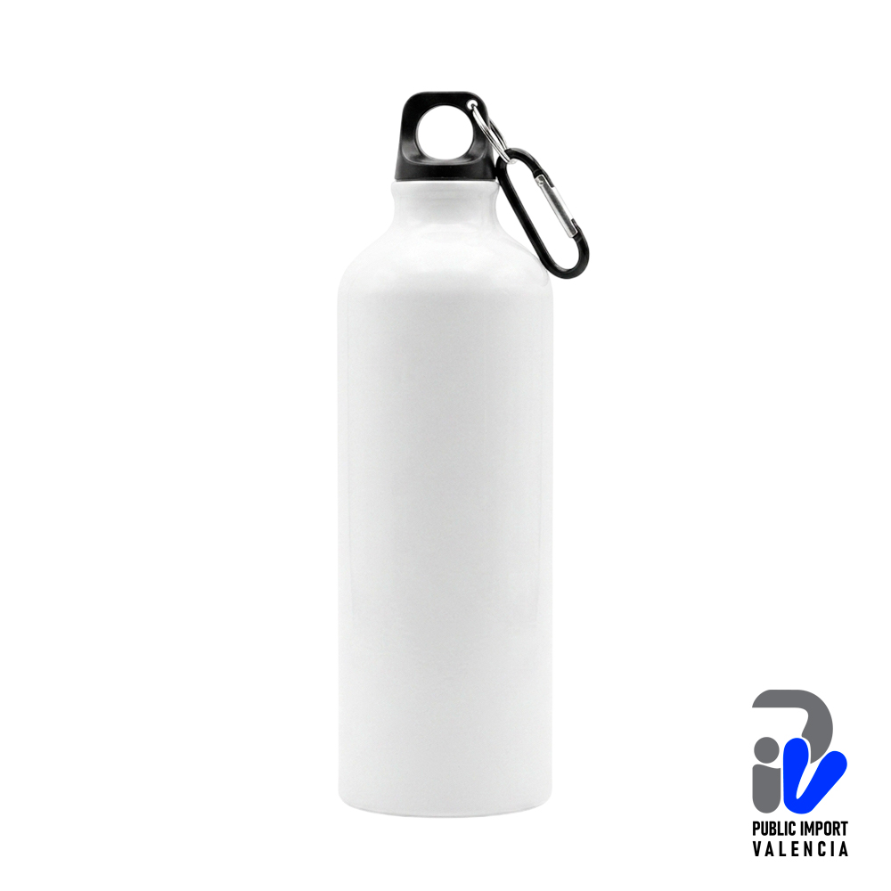 Botella Deportiva Aluminio Blanca Carabinita 750ml Color Make