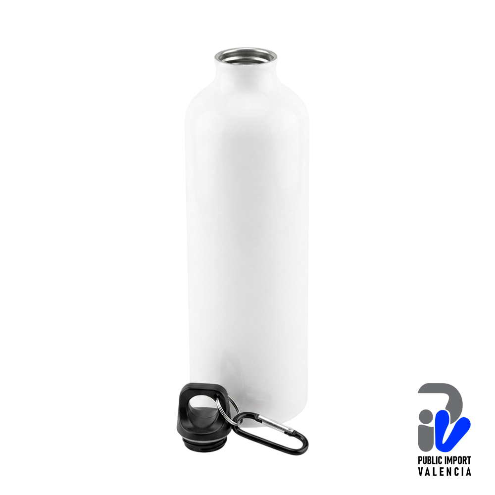 Botella Deportiva Aluminio Blanca Carabinita 750ml Color Make - Imagen 2