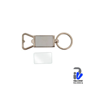 Llavero Destapador Rectangular Sublimable