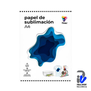 Papel Sublimación A4 100 Hojas Secado Instantáneo Tinec