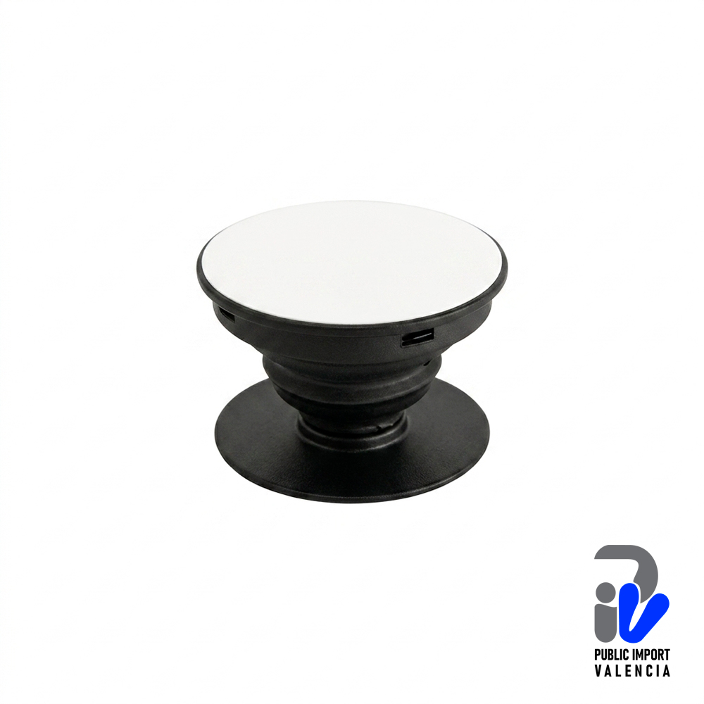 Popsocket Negro Diámetro 4cm Sublimable