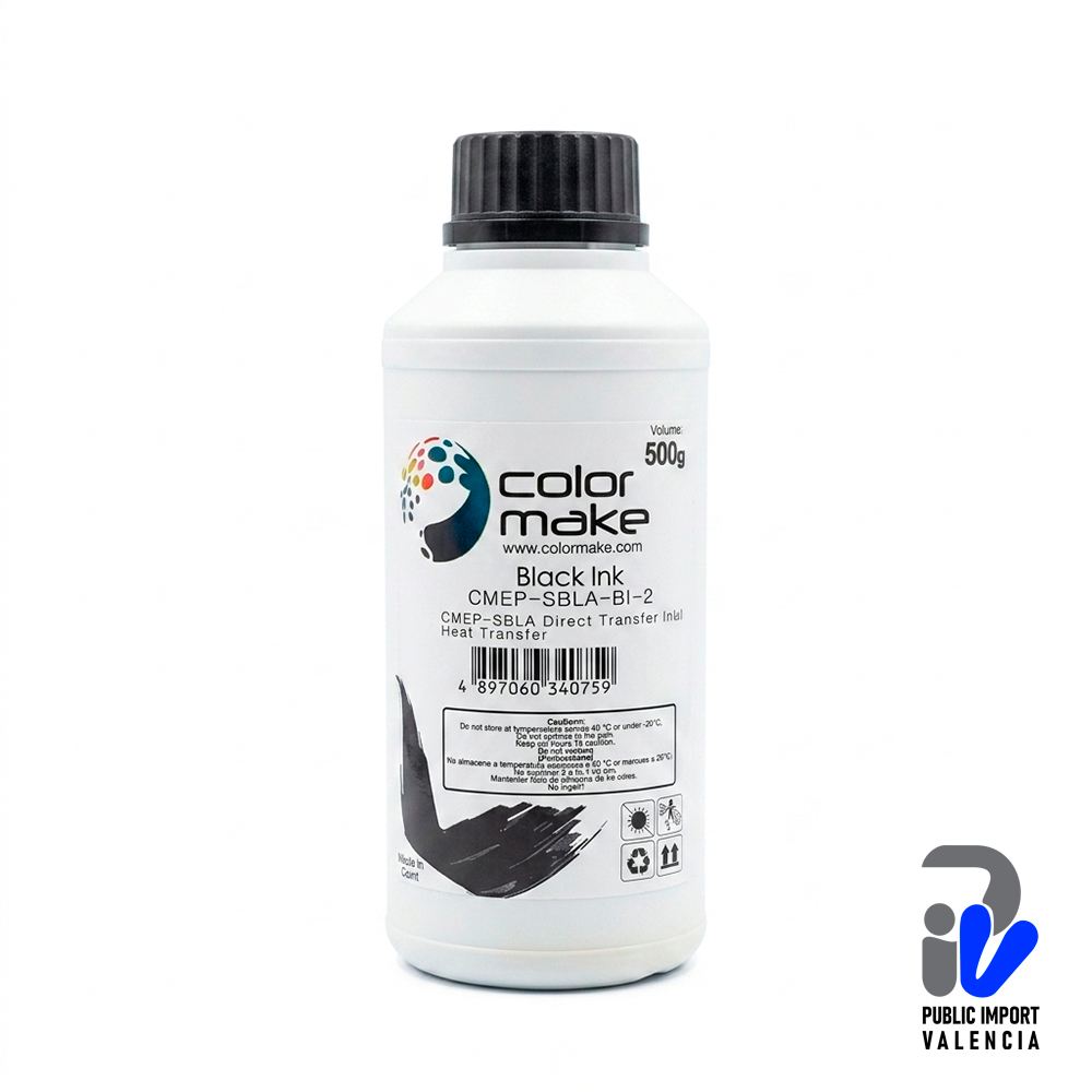 Tinta para Sublimación Black (Negro) 500gr Color Make